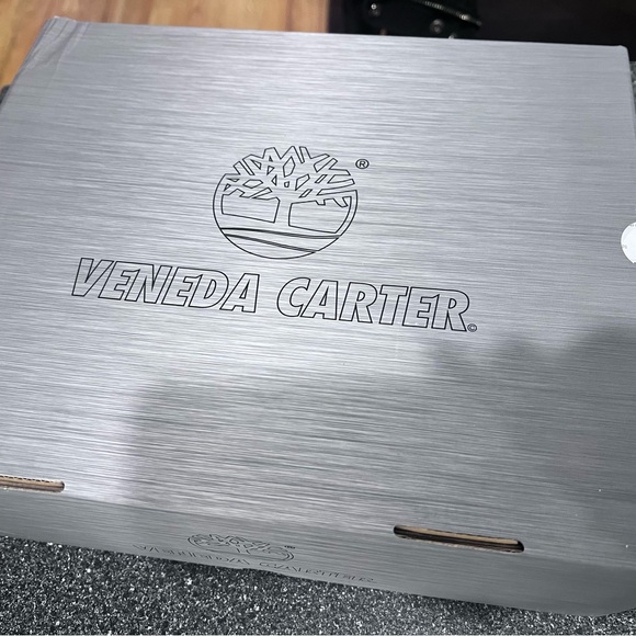 Timberland Women's Glossy Black Heeled Boots Veneda Carter - Picture 4 of 7